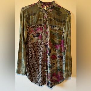 Pilcro Mixed Media shirt